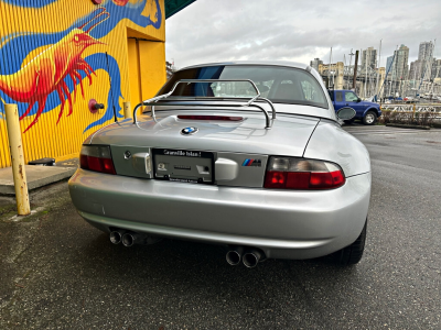 2002 BMW M Roadster in Titanium Silver Metallic over Imola Red & Black Nappa