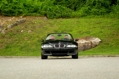 2002 BMW M Roadster in Black Sapphire Metallic over Imola Red & Black Nappa