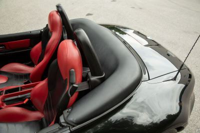 2002 BMW M Roadster in Black Sapphire Metallic over Imola Red & Black Nappa