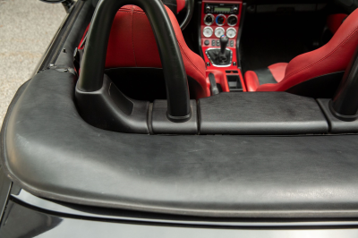 2002 BMW M Roadster in Black Sapphire Metallic over Imola Red & Black Nappa