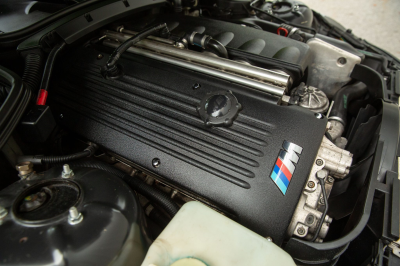 2002 BMW M Roadster in Black Sapphire Metallic over Imola Red & Black Nappa