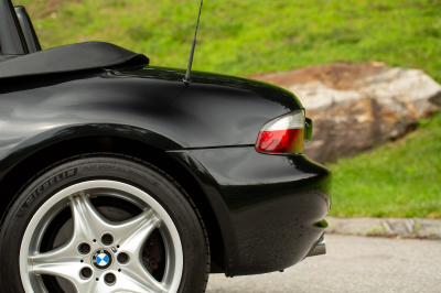 2002 BMW M Roadster in Black Sapphire Metallic over Imola Red & Black Nappa