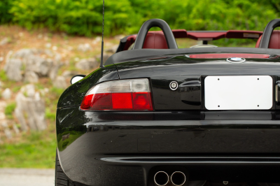 2002 BMW M Roadster in Black Sapphire Metallic over Imola Red & Black Nappa