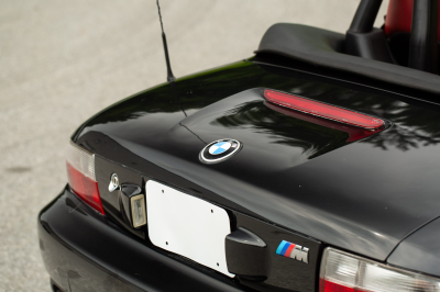 2002 BMW M Roadster in Black Sapphire Metallic over Imola Red & Black Nappa