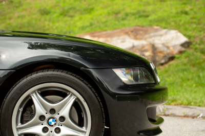 2002 BMW M Roadster in Black Sapphire Metallic over Imola Red & Black Nappa