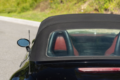 2002 BMW M Roadster in Black Sapphire Metallic over Imola Red & Black Nappa