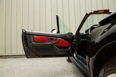 2002 BMW M Roadster in Black Sapphire Metallic over Imola Red & Black Nappa