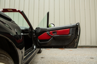 2002 BMW M Roadster in Black Sapphire Metallic over Imola Red & Black Nappa