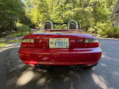 2002 BMW M Roadster in Imola Red 2 over Dark Beige Oregon