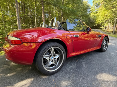 2002 BMW M Roadster in Imola Red 2 over Dark Beige Oregon