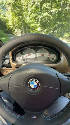 2002 BMW M Roadster in Imola Red 2 over Dark Beige Oregon