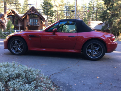 2002 BMW M Roadster in Imola Red 2 over Imola Red & Black Nappa