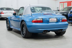 2002 BMW M Roadster in Estoril Blue Metallic over Estoril Blue & Black Nappa