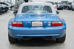 2002 BMW M Roadster in Estoril Blue Metallic over Estoril Blue & Black Nappa