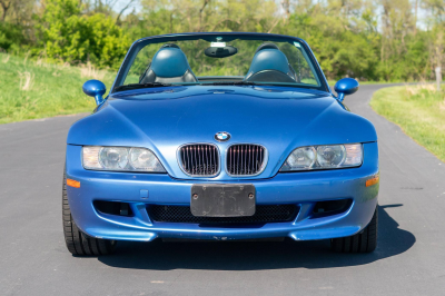 2002 BMW M Roadster in Estoril Blue Metallic over Estoril Blue & Black Nappa
