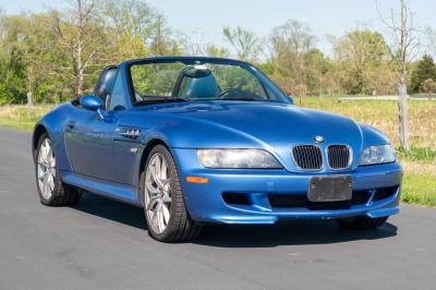 2002 BMW M Roadster in Estoril Blue Metallic over Estoril Blue & Black Nappa