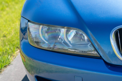 2002 BMW M Roadster in Estoril Blue Metallic over Estoril Blue & Black Nappa
