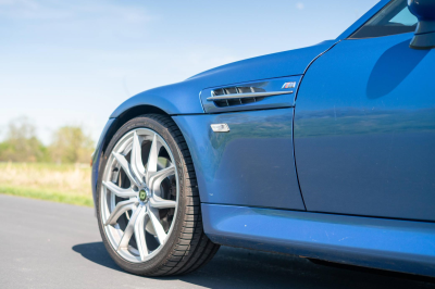 2002 BMW M Roadster in Estoril Blue Metallic over Estoril Blue & Black Nappa