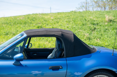 2002 BMW M Roadster in Estoril Blue Metallic over Estoril Blue & Black Nappa