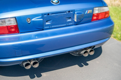 2002 BMW M Roadster in Estoril Blue Metallic over Estoril Blue & Black Nappa