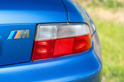 2002 BMW M Roadster in Estoril Blue Metallic over Estoril Blue & Black Nappa
