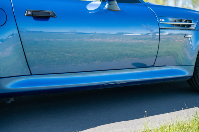 2002 BMW M Roadster in Estoril Blue Metallic over Estoril Blue & Black Nappa