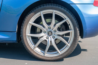 2002 BMW M Roadster in Estoril Blue Metallic over Estoril Blue & Black Nappa