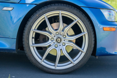 2002 BMW M Roadster in Estoril Blue Metallic over Estoril Blue & Black Nappa