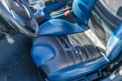 2002 BMW M Roadster in Estoril Blue Metallic over Estoril Blue & Black Nappa