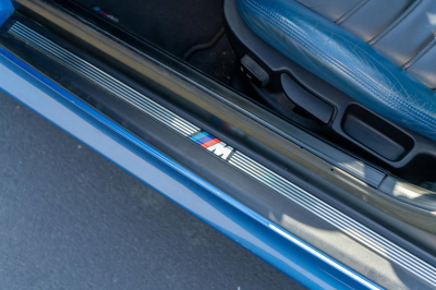 2002 BMW M Roadster in Estoril Blue Metallic over Estoril Blue & Black Nappa