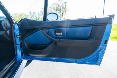 2002 BMW M Roadster in Estoril Blue Metallic over Estoril Blue & Black Nappa
