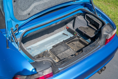 2002 BMW M Roadster in Estoril Blue Metallic over Estoril Blue & Black Nappa