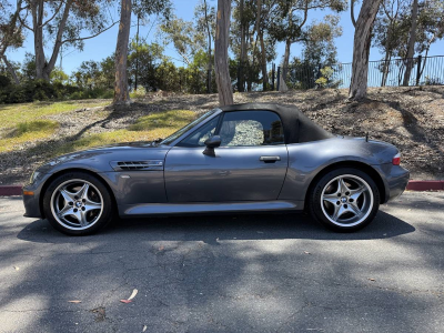2002 BMW M Roadster in Steel Gray Metallic over Dark Gray & Black Nappa