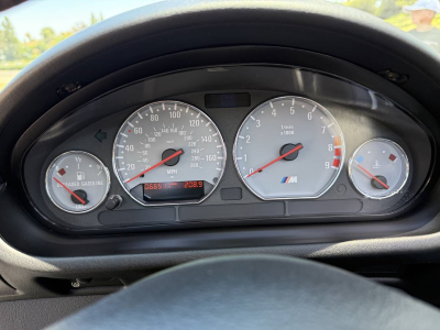 2002 BMW M Roadster in Steel Gray Metallic over Dark Gray & Black Nappa