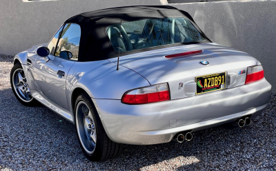 2002 BMW M Roadster in Titanium Silver Metallic over Black Nappa