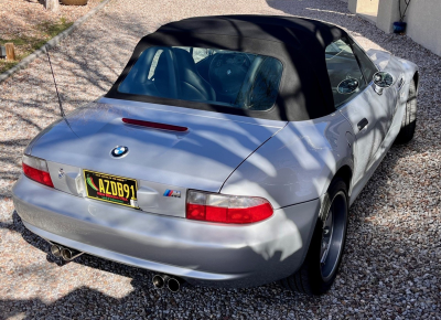 2002 BMW M Roadster in Titanium Silver Metallic over Black Nappa