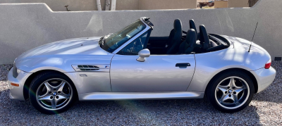 2002 BMW M Roadster in Titanium Silver Metallic over Black Nappa