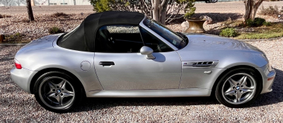 2002 BMW M Roadster in Titanium Silver Metallic over Black Nappa