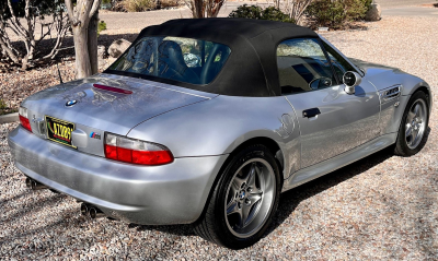 2002 BMW M Roadster in Titanium Silver Metallic over Black Nappa