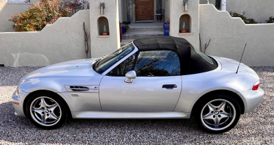 2002 BMW M Roadster in Titanium Silver Metallic over Black Nappa