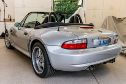 2002 BMW M Roadster in Titanium Silver Metallic over Black Nappa