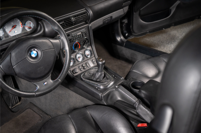 2002 BMW M Roadster in Black Sapphire Metallic over Black Nappa