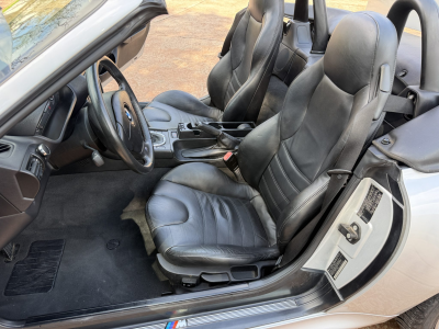 2002 BMW M Roadster in Titanium Silver Metallic over Black Nappa