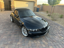 2002 BMW M Roadster in Black Sapphire Metallic over Black Nappa