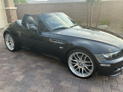 2002 BMW M Roadster in Black Sapphire Metallic over Black Nappa