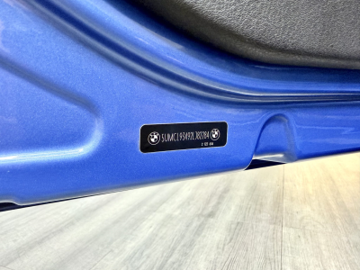 2002 BMW M Roadster in Estoril Blue Metallic over Estoril Blue & Black Nappa
