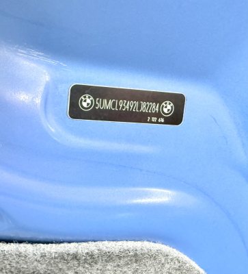 2002 BMW M Roadster in Estoril Blue Metallic over Estoril Blue & Black Nappa