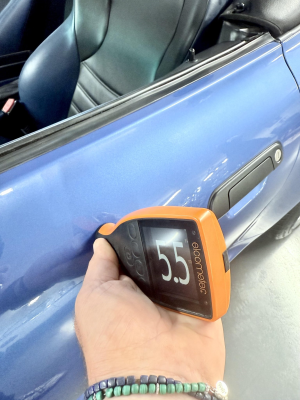 2002 BMW M Roadster in Estoril Blue Metallic over Estoril Blue & Black Nappa