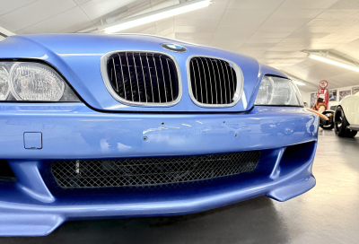 2002 BMW M Roadster in Estoril Blue Metallic over Estoril Blue & Black Nappa