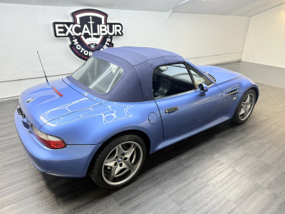 2002 BMW M Roadster in Estoril Blue Metallic over Estoril Blue & Black Nappa